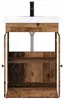 Ensemble de mobilier de salle de bain Bois ancien Voir les images du produit 3