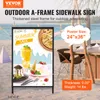 VEVOR Stojan na reklamu Stojan na chodník Reklamná tabuľa Náhľad obrázku produktu 2