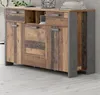 Sideboard CLIF 3 Türen 2 Schubladen Optik: Old Wood Vintage Produktbild-Vorschau 9
