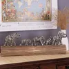 DEKO AUFSTELLER "FAMILY WALK" | Mangoholz | Elefanten Produktbild-Vorschau 3