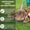 BAUSTER® Gartenrechen 116-148cm Teleskop Fächerbesen Produktbild-Vorschau 2