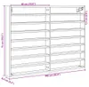 vidaXL Vitrína betonová šedá 100x8,5x75 cm materiál na bázi Náhled obrázku produktu 8