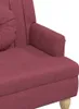 vidaXL Lavica s vankúšom vínová červená 113x64,5x75,5 cm Náhľad obrázku produktu 6