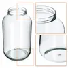 A clear studio shot of a large glass jar. Podgląd zdjęcia produktu