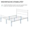 Łóżko metalowe Yaheetech Rama łóżka z zagłówkiem Rama łóżka Podgląd zdjęcia produktu 5