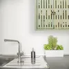 Szafka wisząca Relaxdays w stylu vintage, bambus, 2 drzwi, Podgląd zdjęcia produktu 5
