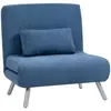 HOMCOM Schlafsessel 3-in-1 klappbar Schlafsofa mit Produktbild-Vorschau 1