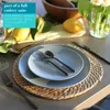 Kuchengabeln aus Edelstahl – 15 cm – Schwarz – 12er-Pack Produktbild-Vorschau 4