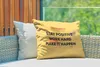 MuchoWow® Outdoor Kissen - Bleib positiv, arbeite hart, Produktbild-Vorschau 3