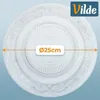 Vilde | Flacher Essteller - Etagere - aus Glas - Rund - 25 Produktbild-Vorschau 4