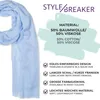 styleBREAKER Sjaal voor dames, licht en transparant met Productafbeelding-voorbeeld 5