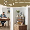 LS-LebenStil Küchenregal Eckregal Holz 27cm Stehendes Produktbild-Vorschau 8