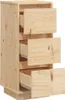 vidaXL Příborník 32x34x75 cm borovice masiv Náhled obrázku produktu 7