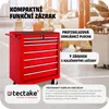 Vozík na nářadí se 7 zásuvkami - červený Náhled obrázku produktu 6