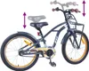 vidaXL Kinderfahrrad 18 Zoll für 5-7 Jahre alt Dunkelgrau Produktbild-Vorschau 6