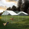 Bc-elec - RA-382 Poulailler d'extérieur 3x8x2m, enclos Voir les images du produit 1