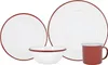 Argon Ta 16pc Emaille-Geschirr Set - Stahl Produktbild-Vorschau 1