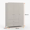 Armoire à portes battantes MARIO 3D, chambre d'enfant, Voir les images du produit 7
