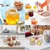 36 Stück Sechseckige Honiggläser 45ml Mini Gläser Honig Produktbild-Vorschau 7