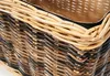 Kobolo nosič dřeva ratan s jutovou tkaninou a rukojetí Náhled obrázku produktu 4