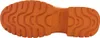 The sole of an orange boot is shown from an underneath view. Produktbild-Vorschau