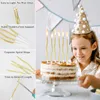 24 candeline dorate per compleanno - Candeline a spirale Anteprima dell’immagine prodotto 3