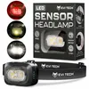EVI TECH WaveBeam 300 LED Stirnlampe Schwarz Akku USB-C Produktbild-Vorschau 1