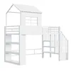 Letto a castello Flieks 90x200 cm con ripiani, lettino a Anteprima dell’immagine prodotto 11