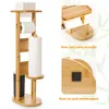 Garniture de WC sur pied Yorbay en bambou , avec support de Voir les images du produit 4