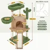 Yaheetech Kaktus Kratzbaum XS 106,5 cm H, Katzenbaum mit Produktbild-Vorschau 3
