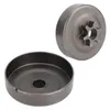 Two metal parts of a chainsaw clutch assembly are shown against a white background. Produktbild-Vorschau