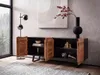 FineBuy Sideboard Akazie Massivholz 180 cm 4 Türen - Produktbild-Vorschau 2