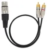Rozbočovač zvuku, 1 zásuvka XLR na 2 zástrčky RCA, kabel Náhled obrázku produktu 1