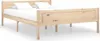 vidaXL Lit en bois massif pin 160x200 cm Voir les images du produit 11