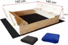 Ladanas® Sandkasten XL-Sandkiste aus Holz-140 x140cm. Produktbild-Vorschau 8