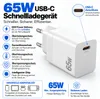 65W USB C Ladegerät Adapter für Samsung Galaxy A08 A18 A57 Produktbild-Vorschau 2