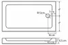 Duschwanne 110x70 Duschtasse 70x110 Extra Flach 6,5cm Produktbild-Vorschau 1