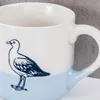 2er Set Tassen Anker Möwe 350ml Steingut Kaffeetasse Becher Produktbild-Vorschau 4
