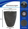 Gartenbrunnen mit LED Beleuchtung Springbrunnen Wasserspiel Produktbild-Vorschau 2