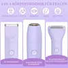 3 in 1 Damen Elektrorasierer, IPX6 wasserdicht, Nass & Produktbild-Vorschau 3