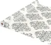 Tischdecke Wachstuch Ornamente Beige Robust Wasserabweisend Produktbild-Vorschau 4