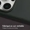 Accezz Couverture arrière Magsafe en cuir vintage pour Voir les images du produit 2
