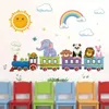 GKA Wandtattoo für Kinder Baby GK81 Zug mit 3 Waggons 6 Produktbild-Vorschau 2