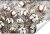 Muralo Vlies Fototapete BAUMWOLLE Blumen Pflanzen Beton Produktbild-Vorschau 1