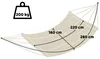 Hängematte Schaukel mit Holzstange 220x160 doppelt Garten Produktbild-Vorschau 8