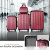 Set de 4 valises PUCCI - rouge bordeaux Voir les images du produit 3