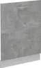 A close-up, front-facing view of a dishwasher front panel with a concrete-like texture and a white base. Náhled obrázku produktu
