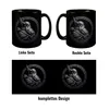 Odin Wikingergott Amulett Tasse schwarz in Schwarz Produktbild-Vorschau 4