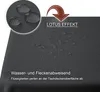 Tischdecke quadratisch 110x110 cm anthrazit Leinenoptik Produktbild-Vorschau 3