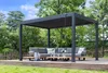 Pergola PLUS Aluminium freistehend | 4 x 4 M | Lamellendach Produktbild-Vorschau 3